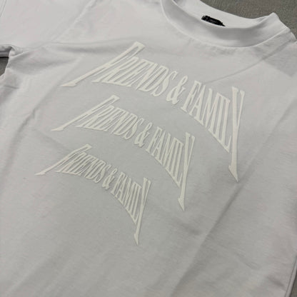 T-SHIRT WHITE CON STAMPA WHITE