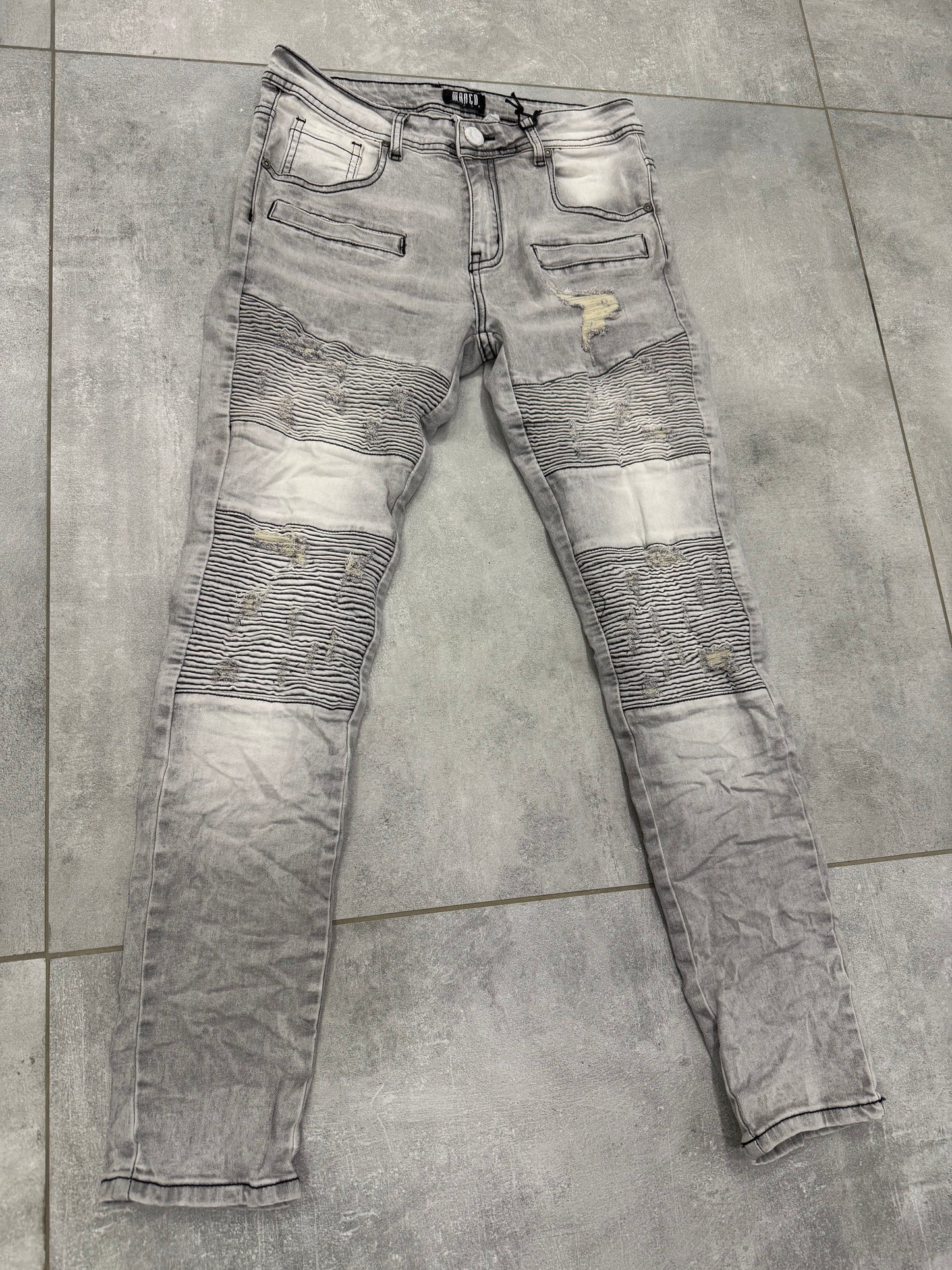 JEANS SKINNY FIT GREY