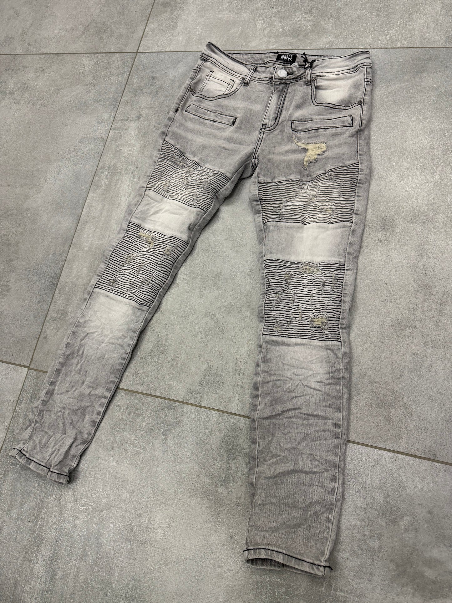 JEANS SKINNY FIT GREY