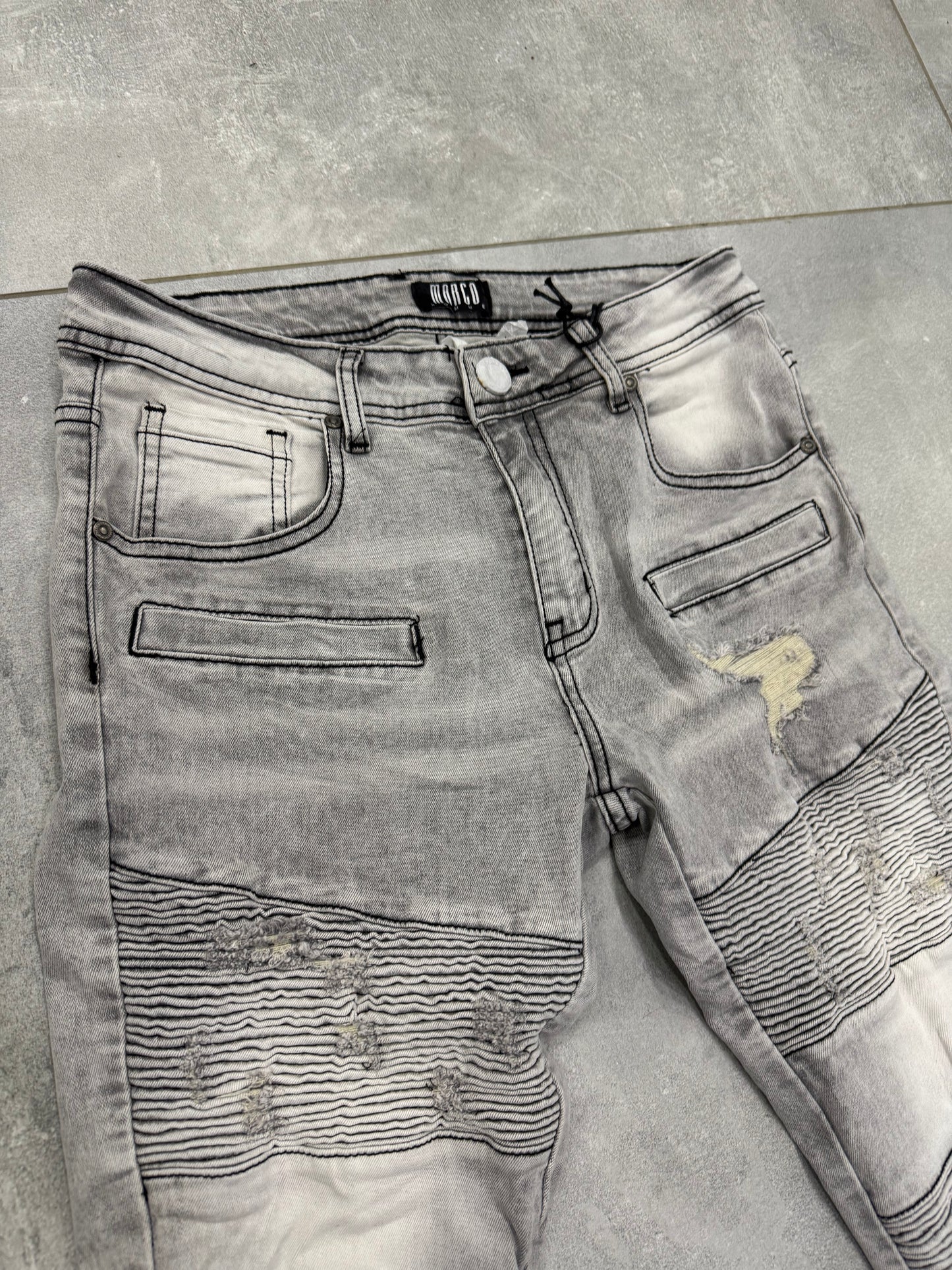 JEANS SKINNY FIT GREY