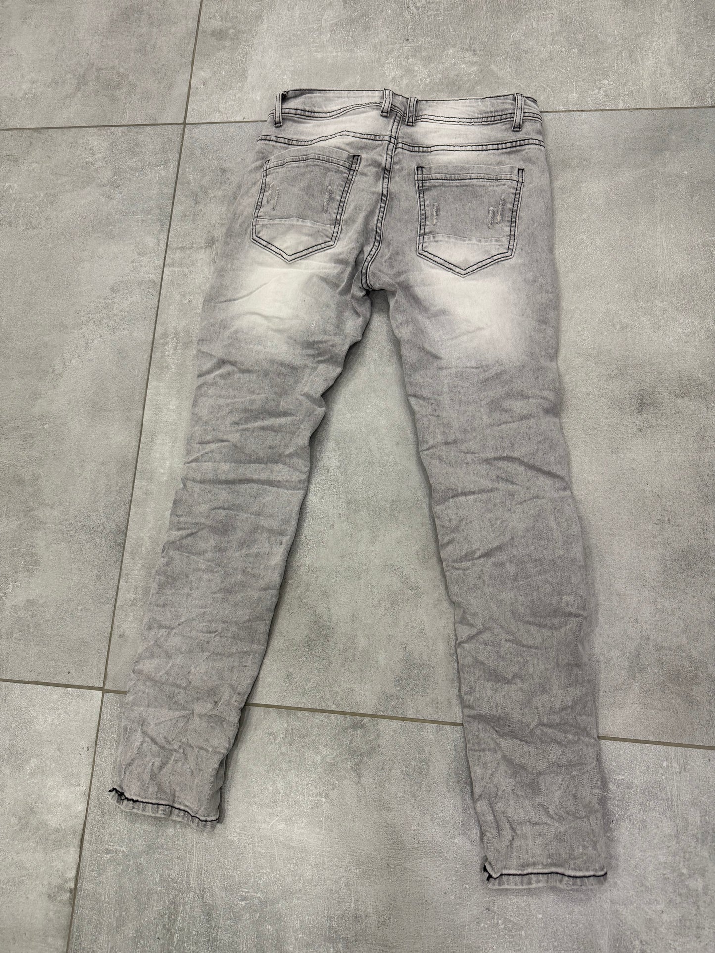 JEANS SKINNY FIT GREY